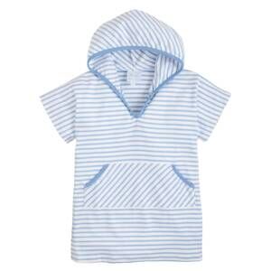 NEW LITTLE ENGLISH boys beach popover coverups in light blue